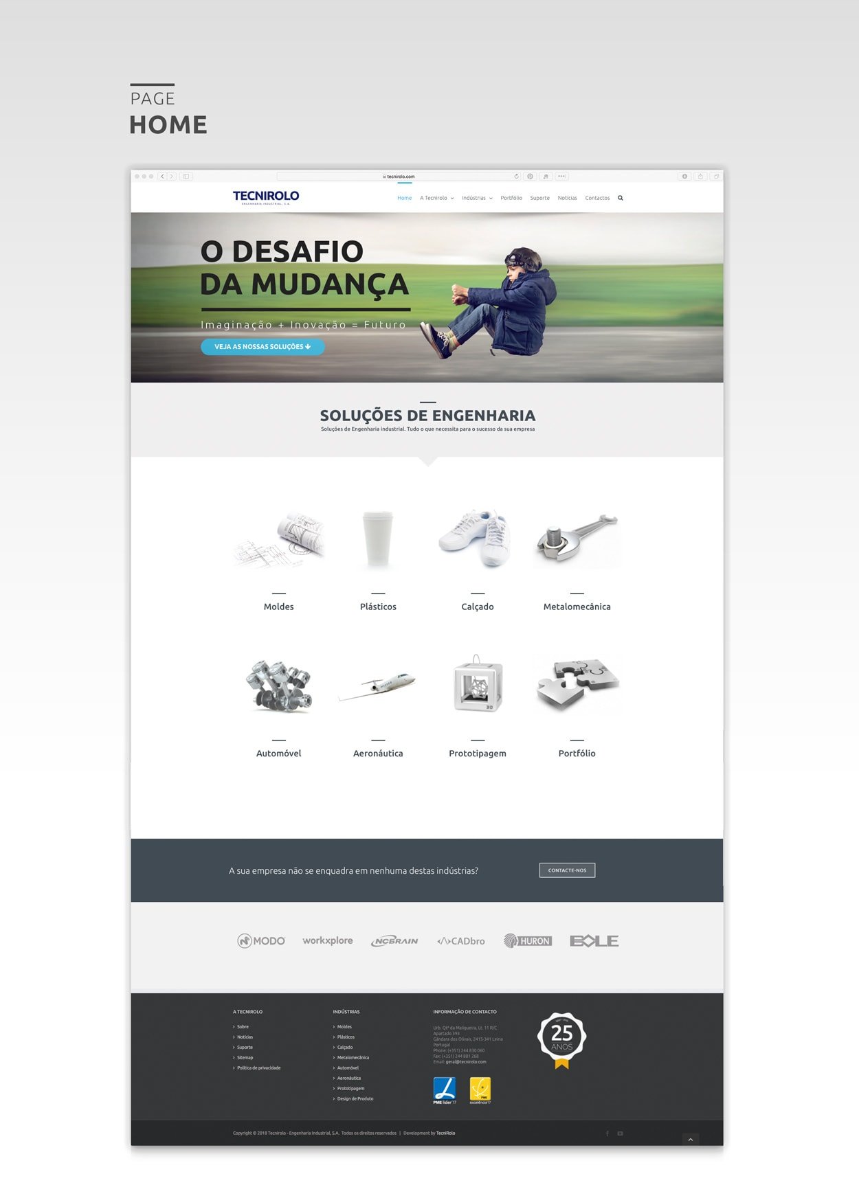 Web Design - Wordpress - Tecnirolo | Joao Santos Freelance - Digital Designer
